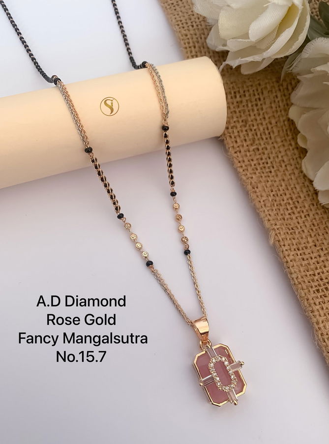 20 AD Diamond Daily Wear Mangalsutra Wholesale Market In Surat
